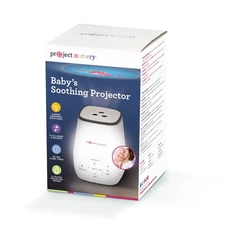 Project Nursery 4-in-1 Soothing Projector with 8 Pre-Loaded Sounds, Nightlight 