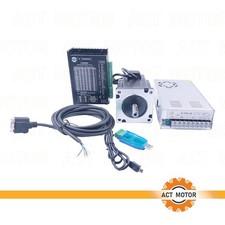 1Axis Nema34closed-loop motor 7.5N.M=1060oz 6A driver 24-80v CS86H +350W 48VCNC