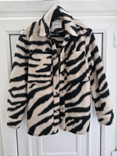 Image of 🖤🤍 GEORGE Zebra Print Shacket – UK 8 – Overshirt / Jacket 🤍🖤