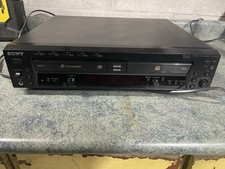 Rare CD Burner Sony RCD-W500C 5 Disc Player Recorder CDR/RW MP3 Digital Optical
