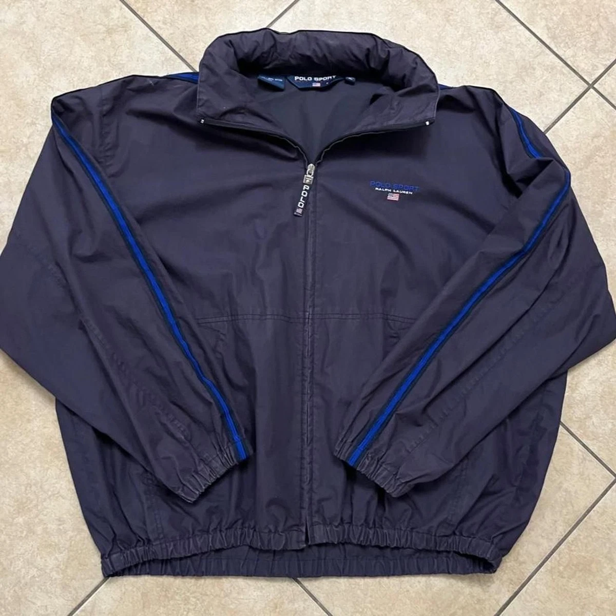25+ Polo Ralph Lauren Blue Windbreaker Coats, Jackets & Vests for