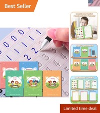 5 Magic Practice Copybooks with Reusable Pens...