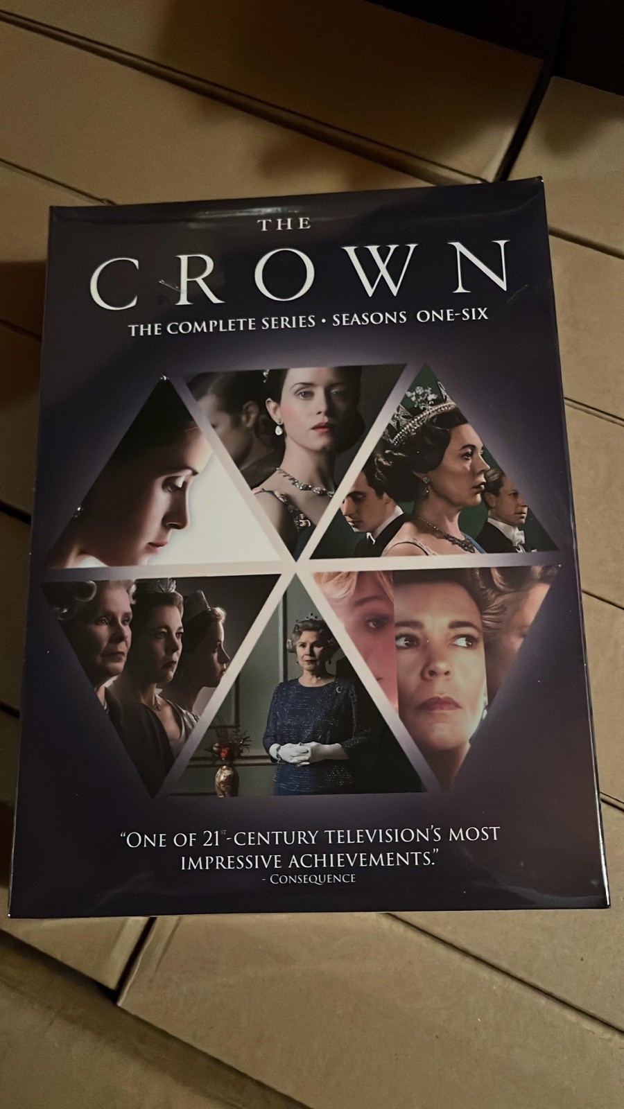 The Crown Complete Series DVD, Seasons 1-6, 24-Disc Set. Brand New! Free Ship.
