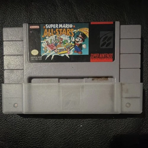 Nintendo Super Mario All-Stars SNES Platformer Game Cartridge NTSC-U/C
