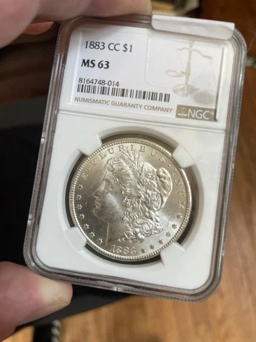 1883-CC Morgan Dollar MS-63 NGC