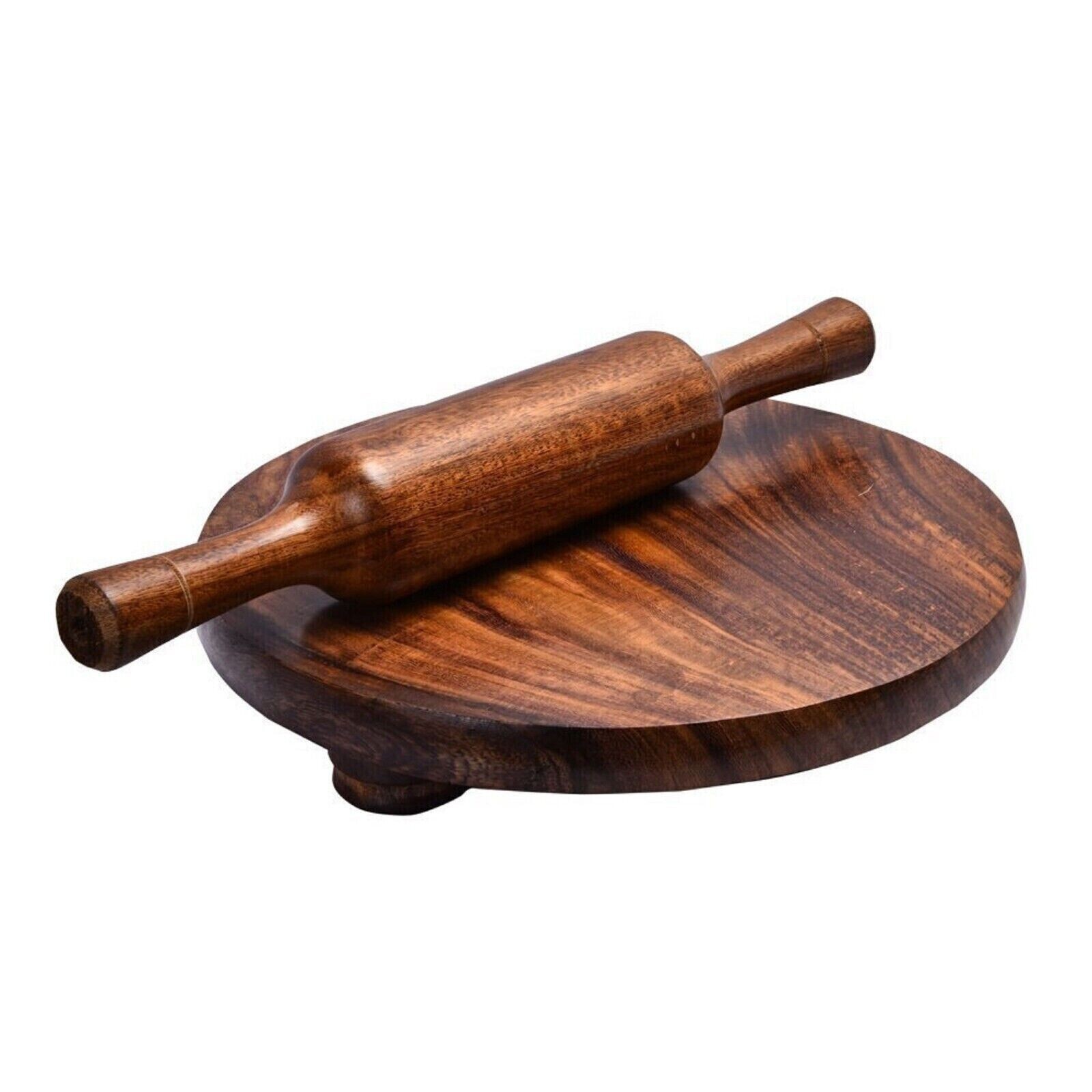 Handmade Brown Chakla Belan Rolling Pin