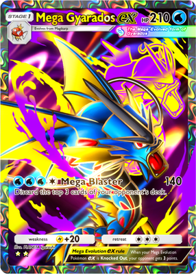 mega gyarados pokemon card Pokémon TCG Mega Gyarados Ex 115/122 Breakpoint Full Art Mint – True  Believers Gaming and Collectibles main image 1