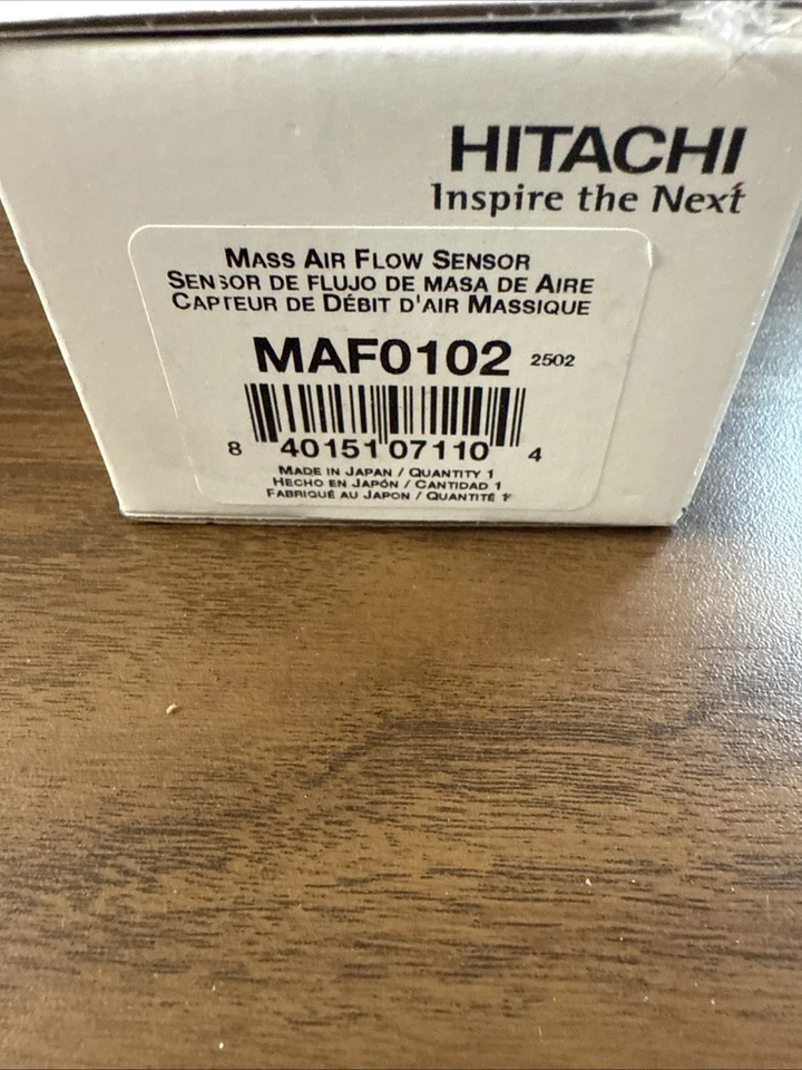 Hitachi OEM Mass Air Flow Sensor MAF0102 for Infiniti Q50 Q70 QX60 Nissan Sentra - Image 2 of 4