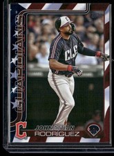 2025 Topps Update - Johnathan Rodriguez - US142 Independence Day /76 - Cleveland