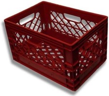 24qt New Red Color Milk Crate
