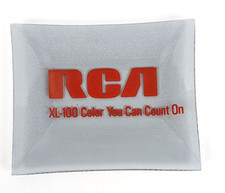 Vintage RCA XL-100 Color TV CRT Television Set Advertising Memorabilia Dish Tray