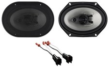 Rockville 6x8" Rear Speaker Replacement Kit For 2005-07 Ford F-250/350/450/550