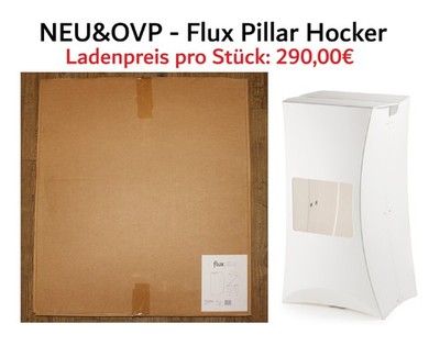 NP.290  - NEU&OVP - Flux Pillar Hocker  - faltbar -  Messemöbel ( Stuhl Tisch)