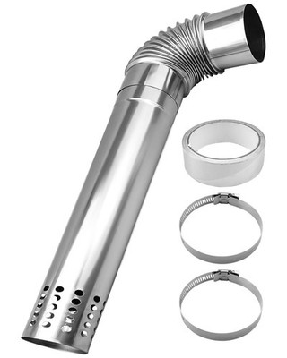 Upgraded Direct Vent Kit Fit for Tankless Water Heater Vent Pipe 3 inch, Incl...