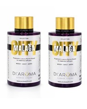 Mystic Romance Diaroma Malaga Aroma Oil Blend Pack Of 2 Plastic Purple Bottle