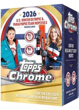2026 Topps Chrome US Winter Olympics/Paralympic Team Value Blaster Box Sealed