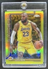 2025-26 Topps Chrome LeBron James Yellow Refractor #/275 Lakers