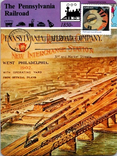 Dr Jim Stamps Maximum Card Railroad Roundhouse Forever Fdc