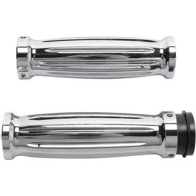 Accutronix Chrome Diamond Grips for Throttle by Wire GR101-IC
