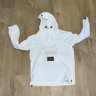 Napapijri Men's Rainforest White Windbreaker Jacket Size Small