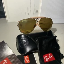 New B@L Ray ban Shooter RB 3138 62-14 140 Limit Made In USA CHROMAX Sunglasses