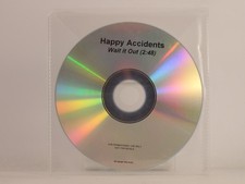 HAPPY ACCIDENTS WAIT IT OUT (F26) 1 Track Promo CD Single including Plastic Slee