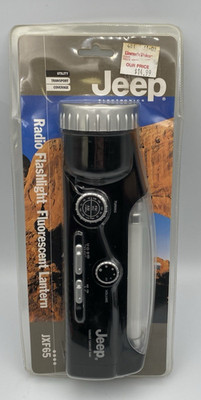 Jeep JXF65 Utility Emergency AM FM Radio Flashlight Fluorescent Lantern Sealed