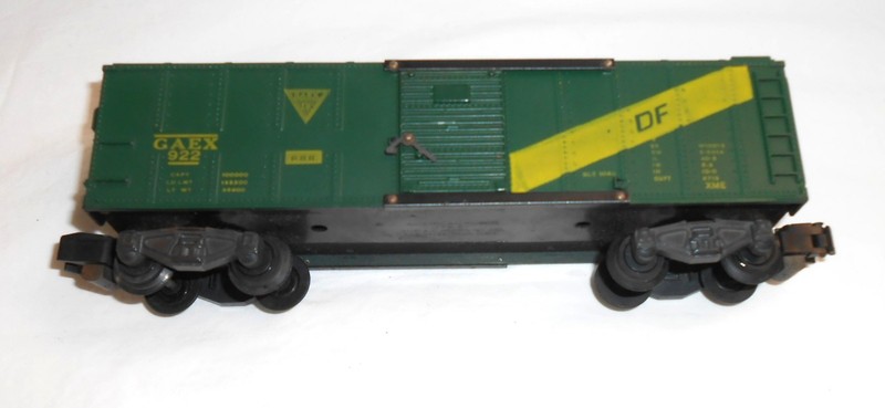American Flyer 922 GAEX Box Car, Painted Stripe