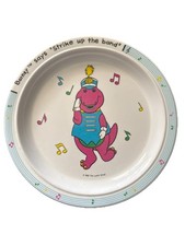 Vintage 1992 Barney Strike Up The Band Melamine Plate 8