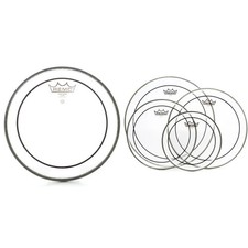 Remo Pinstripe Clear 5-piece Tom Drumhead Bundle