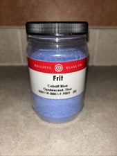 Bullseye Cobalt Blue Opalescent Fine Frit, Glass  Fusing, 0114-001F, 15.85oz
