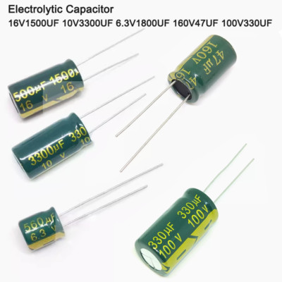 Elektrolytkondensator 16V1500UF 10V3300UF 6,3V1800UF 160V47UF 100V330UF 