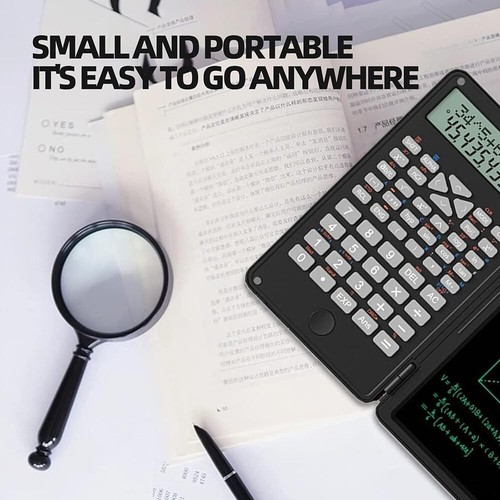 Scientific Calculator with LCD Writing Tablet | Dual-Function, Portable, Student - Picture 6 of 11