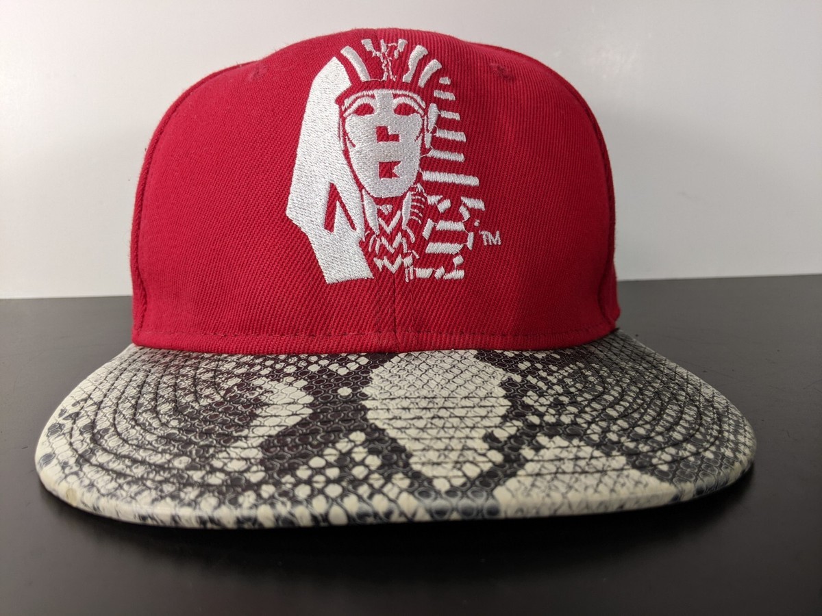 Vintage Last Kings Records Red Snake Tut Logo Strapback Hat
