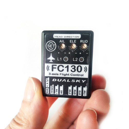 Control de vuelo giroscópico de 3 ejes FC130 Mems para aeronaves de radiocontrol estabilidad 3D 3 tipos de alas - Imagen 3 de 6