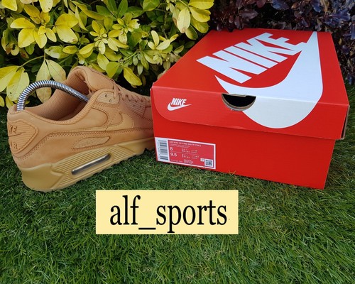 ❤ BNWB & Authentic Nike ® Air Max 90 Premium Flax Wheat Trainers in UK Size 7 - Bild 15 von 16