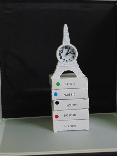 Eiffel Tower Shaped Alarm Clock USA Stocked And Shipped Battery Operated - Picture 12 of 31