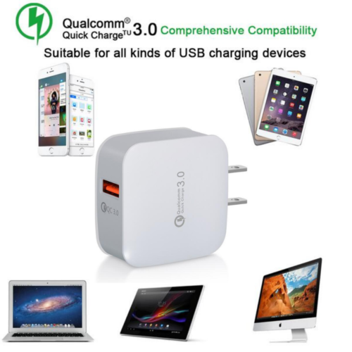 USB Fast Charging 3/6Ft Charger Cable & QC3.0 Quick Wall Charger For iPhone 14 8 - Picture 6 of 15