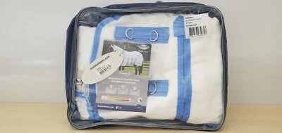 Weatherbeeta Comfitec SweetItch Shield Combo Neck Fliegendecke- White/Blue 105cm - Bild 1 von 4