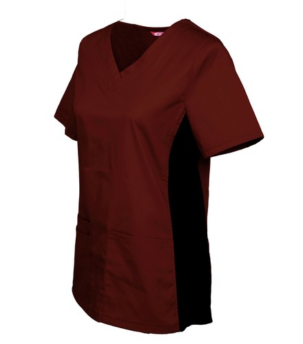 Women's V-Neck Scrub / Nursing Uniforms/ Medical Scrubs Top - Picture 6 of 48
