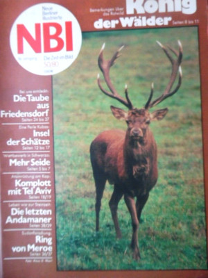 NBI 50- 1980 Hirsch Friedensdorf DDR Kuba Schwarza Andamanen Sudan Pär Arvidsson