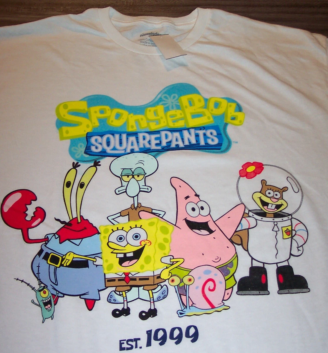 Spongebob SquarePants Men's Baseball Jersey, Sizes S-xl, White