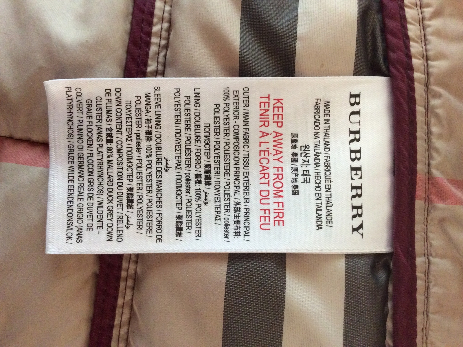 Details zu Burberry Coat Age 4 Years Preis