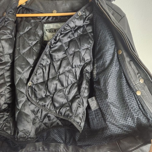 Unik Premium Womens Heavy Duty Motorcycle Jacket w/Snap out Liner-Size L - Picture 5 of 13