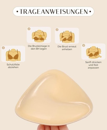 2 Paare Selbstklebende Brustwarzenabdeckung Nippelcover BH-Pad Doppelseitig BH - Bild 6 von 9