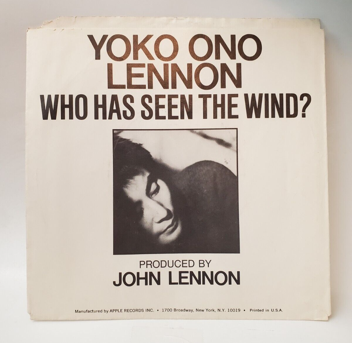 JOHN Ono LENNON INSTANT KARMA (ROCK 45/PS) #1818 PLAYS VG+