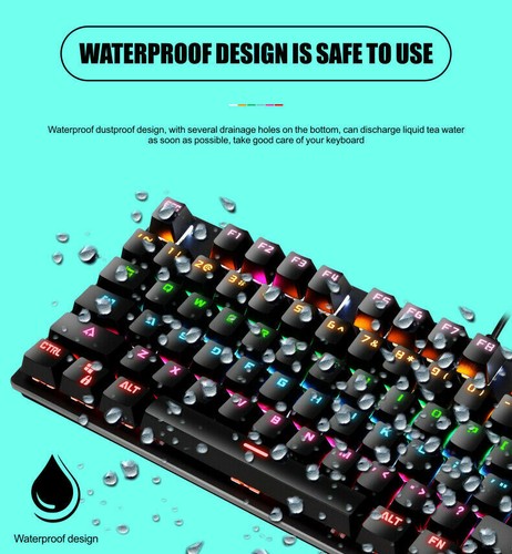 Mechanical Gaming Keyboard Mouse Sets RGB LED Backlit Lightweight Mice For PS4 - Picture 6 of 16