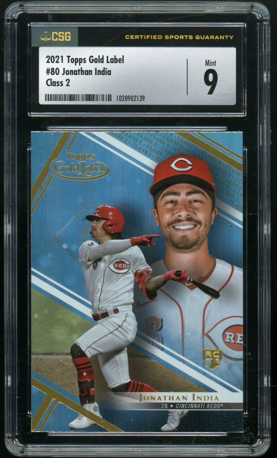 2021 Topps Gold Label - Jonathan India #80 Class 2 (RC) for sale online ...