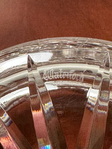 New Vintage WATERFORD CRYSTAL Lismore Lidded Biscuit Barrel Jar Canister IRELAND - Picture 12 of 12