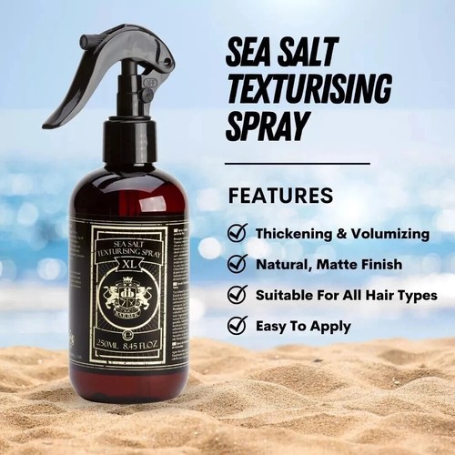 Dear Barber Sea Salt Hair Spray XL 250ml Mens Messy Textured Look Thick Volume - Picture 2 of 2